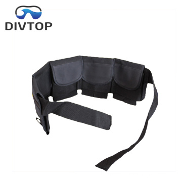 Customized Heavy Duty Diving Weight Belt Nylon Pocket Weight Belt With 6 Pocket